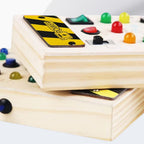 Aventura Montessori cu întrerupătoare – panoul pe care îl poți apăsa în voie, fără restricții