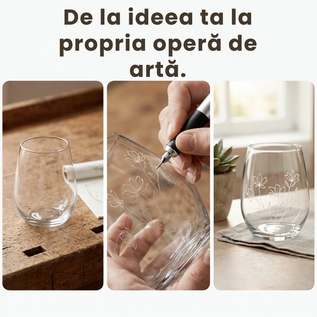 Stilou de gravat personalizat – Set de 30 de piese, pentru orice suprafață