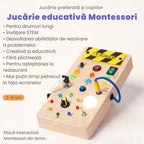 Aventura Montessori cu întrerupătoare – panoul pe care îl poți apăsa în voie, fără restricții