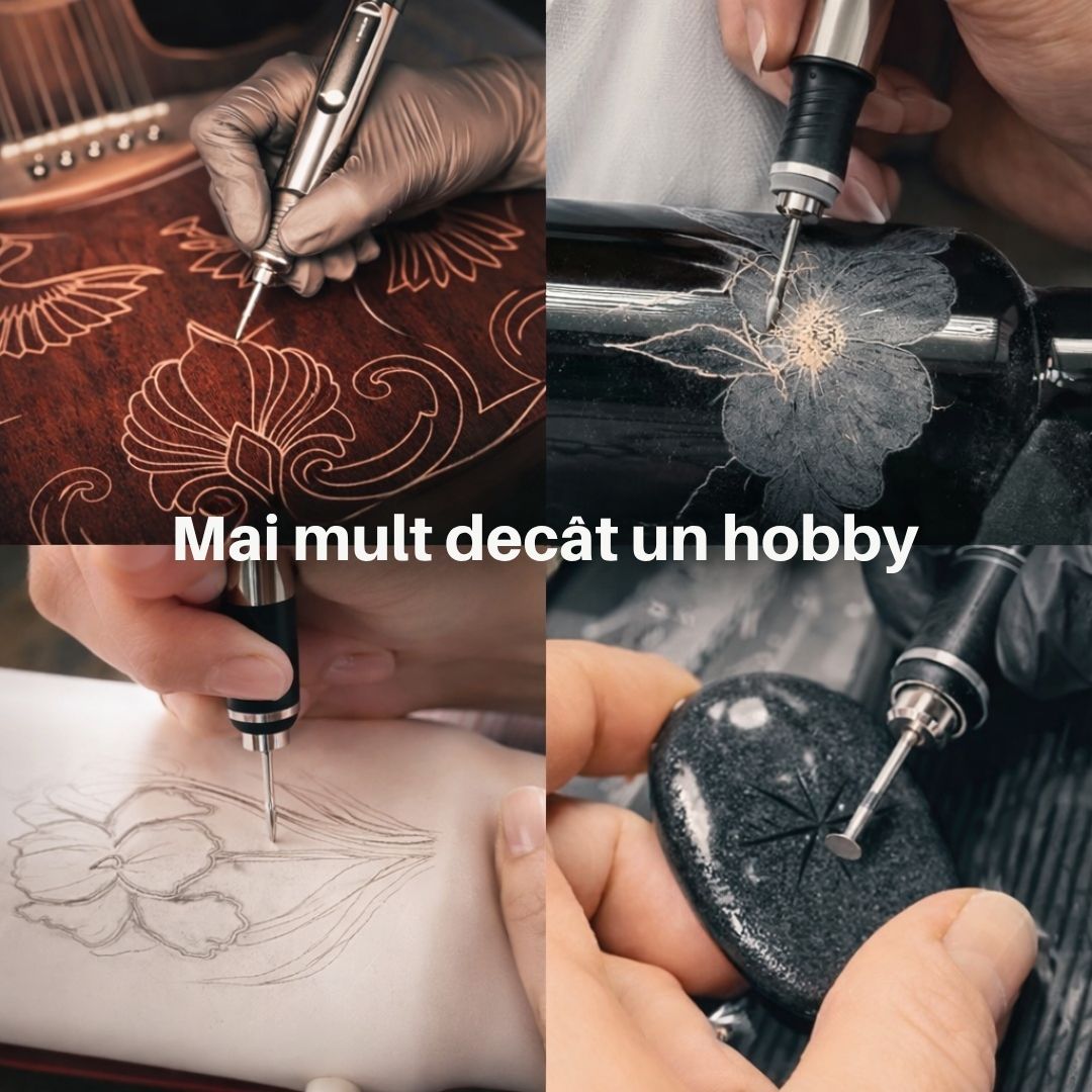 Stilou de gravat personalizat – Set de 30 de piese, pentru orice suprafață